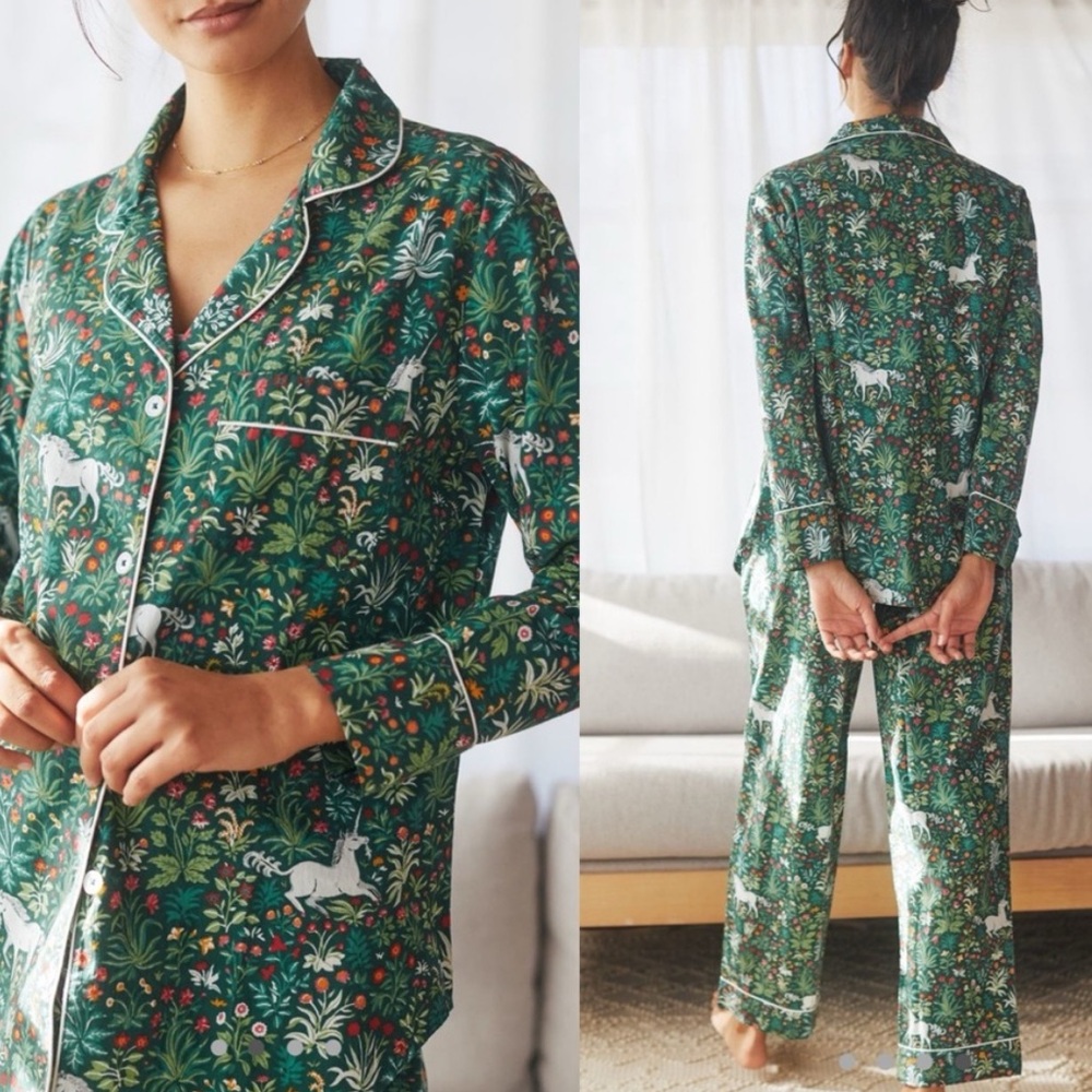 Printfresh Unicorn’s Garden Long-sleeve Pajamas Set